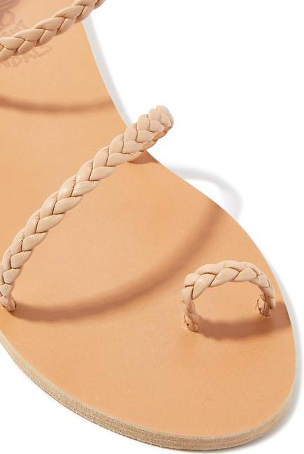 Braided Toe Ring Sandals